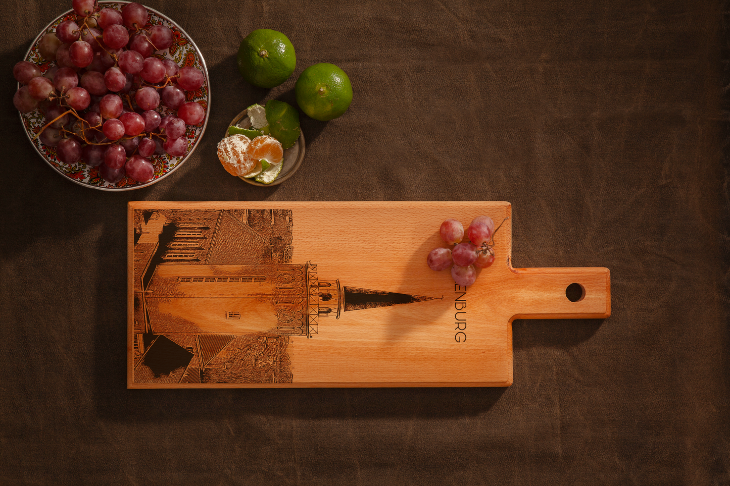 Valkenburg houten serveerplank – 49 x 17 cm