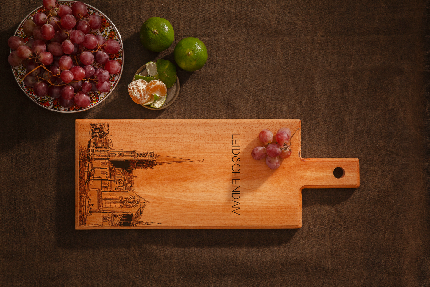 Leidschendam Petrus en Pauluskerk Wooden Serving Board – 49 x 17 cm