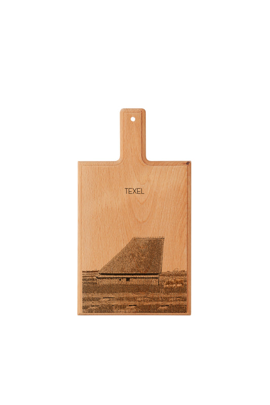 Texel – Traditional Farm Wooden Cheese Board Souvenir (28 × 15 cm)