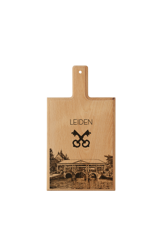 LEIDEN KOORNBRUG HANDMADE ENGRAVED CHEESE BOARD