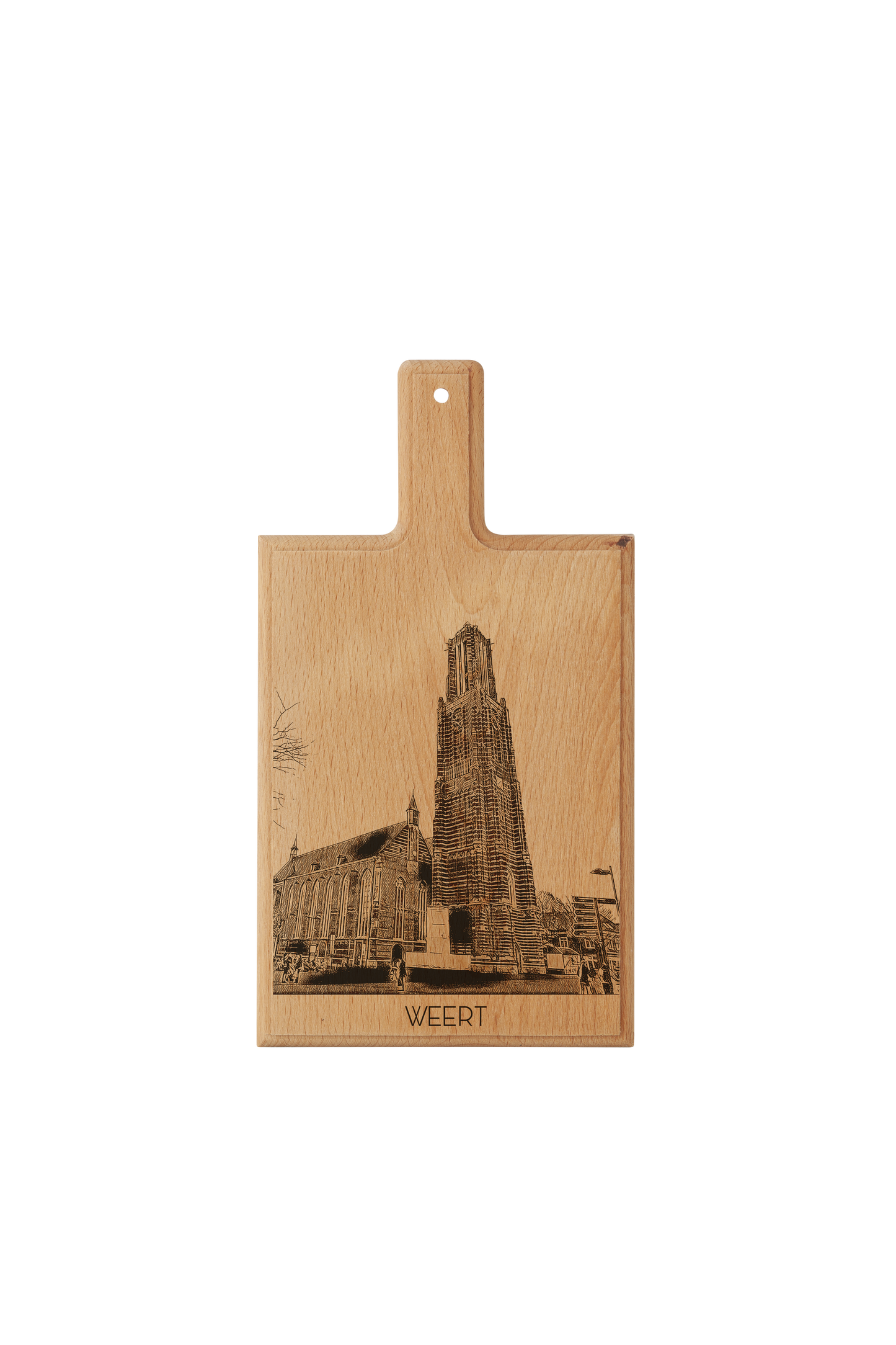 Weert – Handmade Beechwood Serving & Cheese Board (28 × 15 cm)