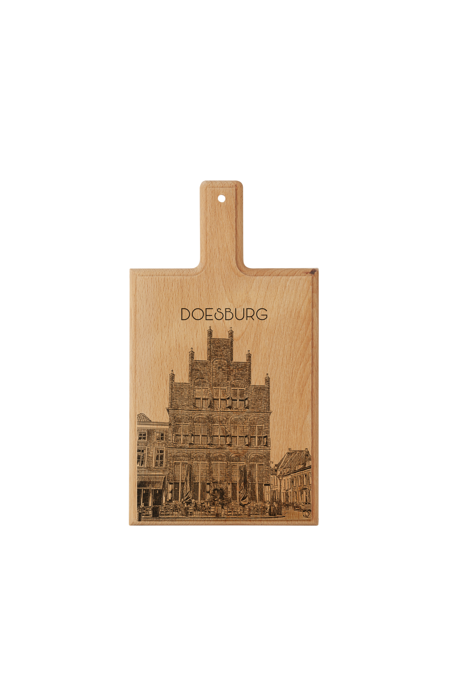Doesburg – Handmade Beechwood Serving & Cheese Board (28 × 15 cm)