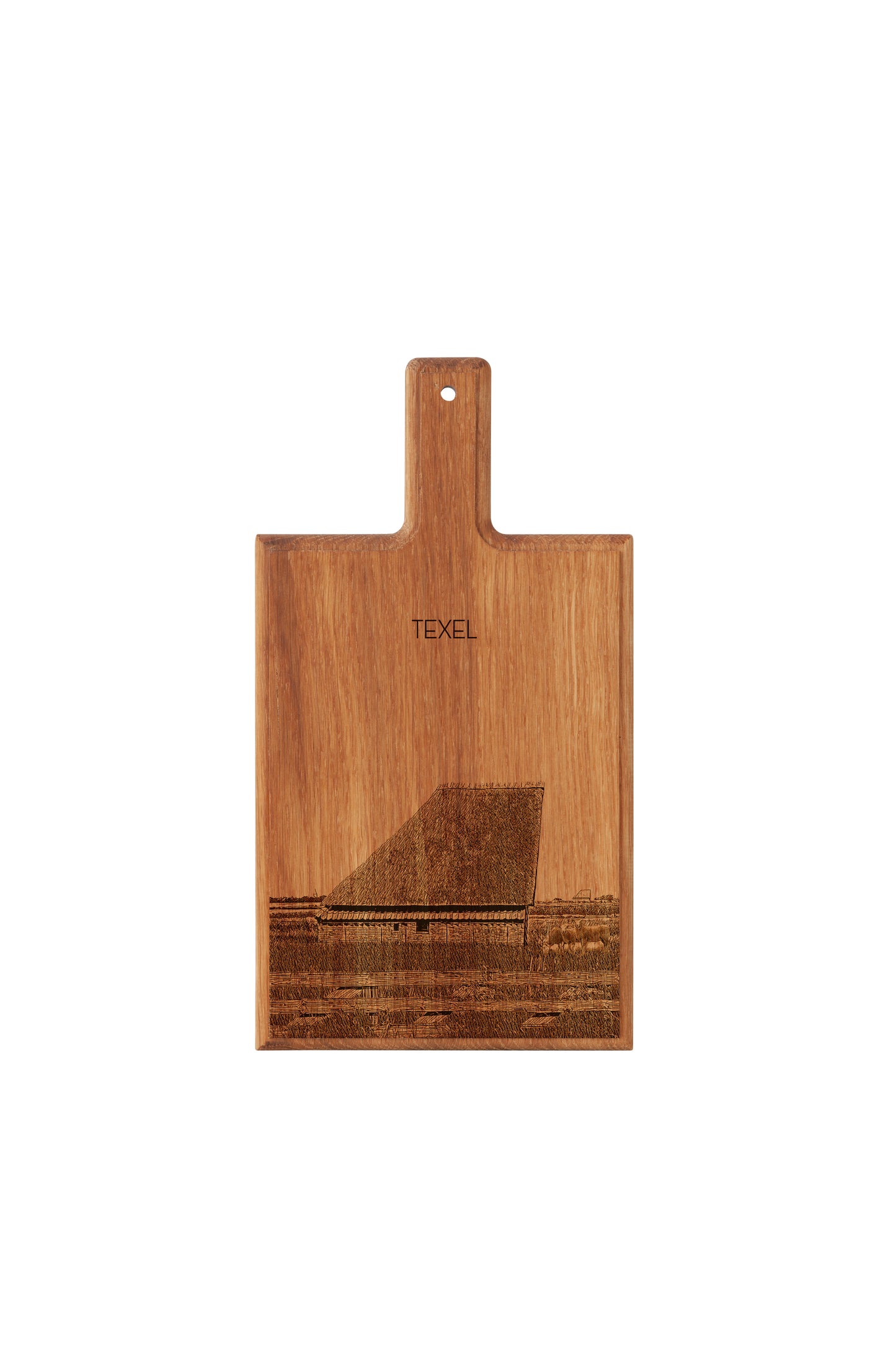 Texel – Traditional Farm Wooden Cheese Board Souvenir (28 × 15 cm)