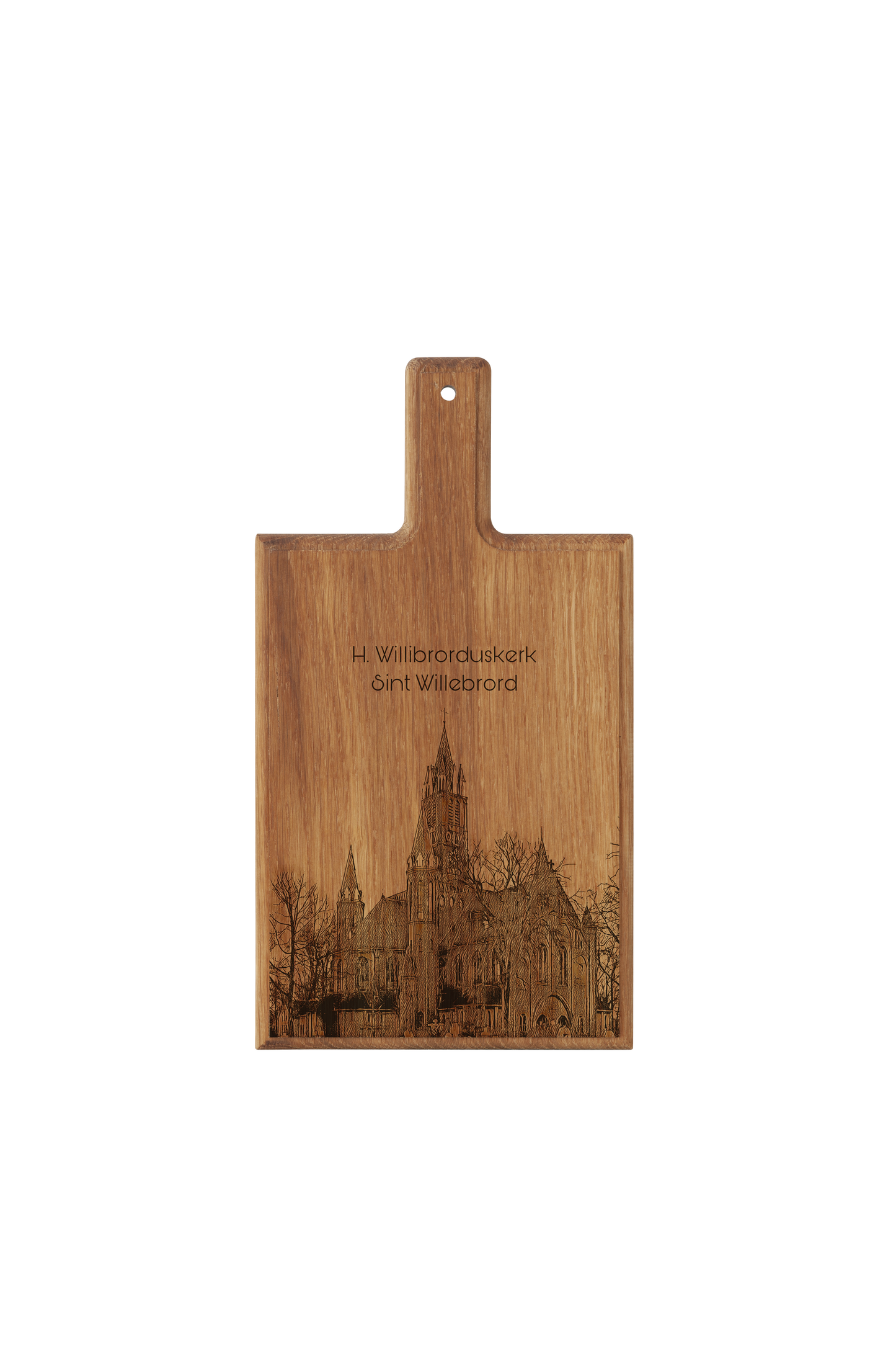 Sint Willebrord – Handmade Beechwood Serving & Cheese Board (28 × 15 cm)