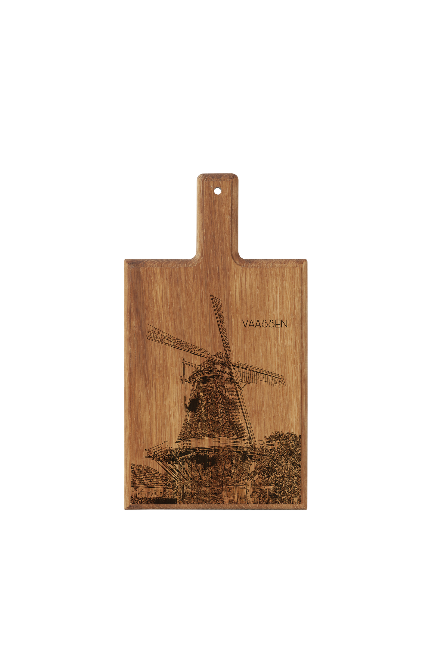 Vaassen Daam’s Molen – Handmade Beechwood Serving & Cheese Board (28 × 15 cm)