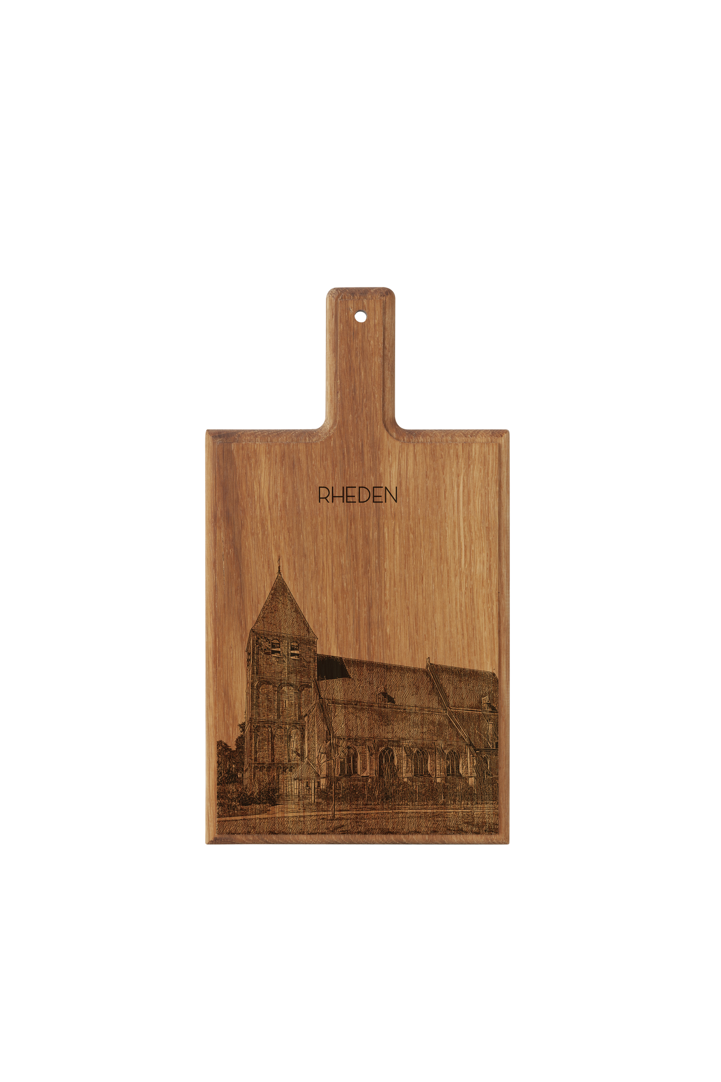 Rheden – Handgemaakte Beukenhouten Serveer- & Kaasplank (28 × 15 cm)