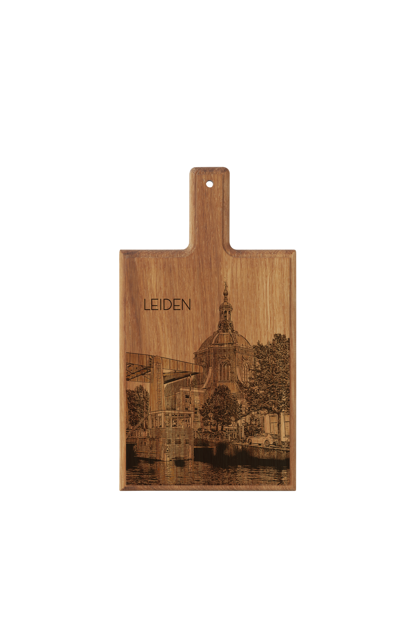 Leiden Marekerk – Handmade Beechwood Serving & Cheese Board (28 × 15 cm)