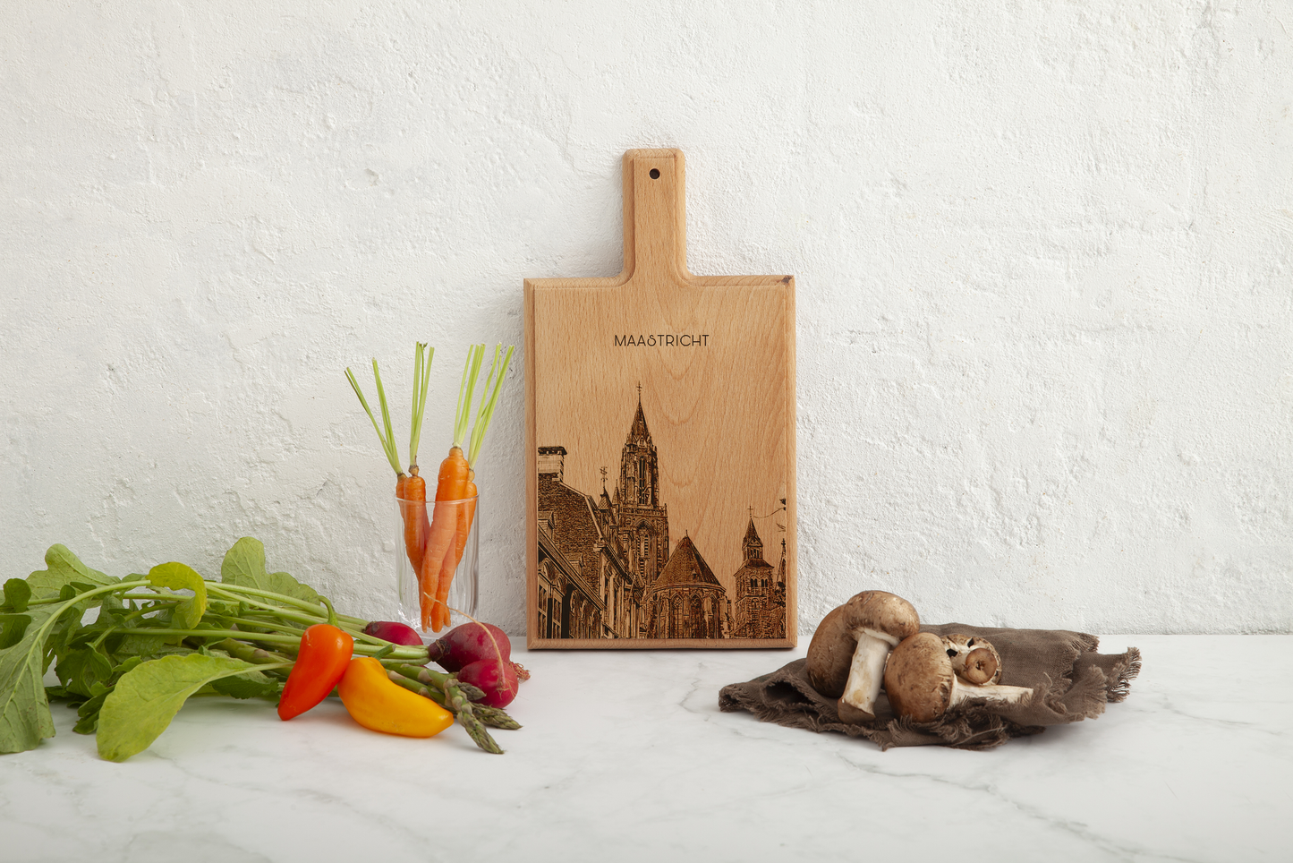 Maastricht Saint Janskerk Cheese Board - Beech Wood