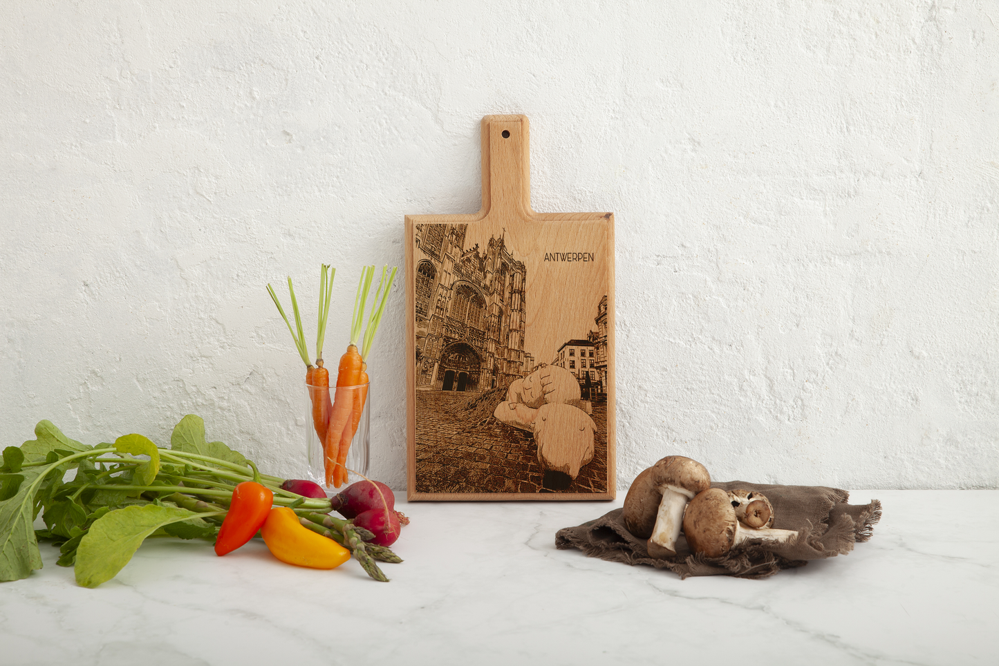 Antwerp Wooden Cheese Board – 28 x 15 cm