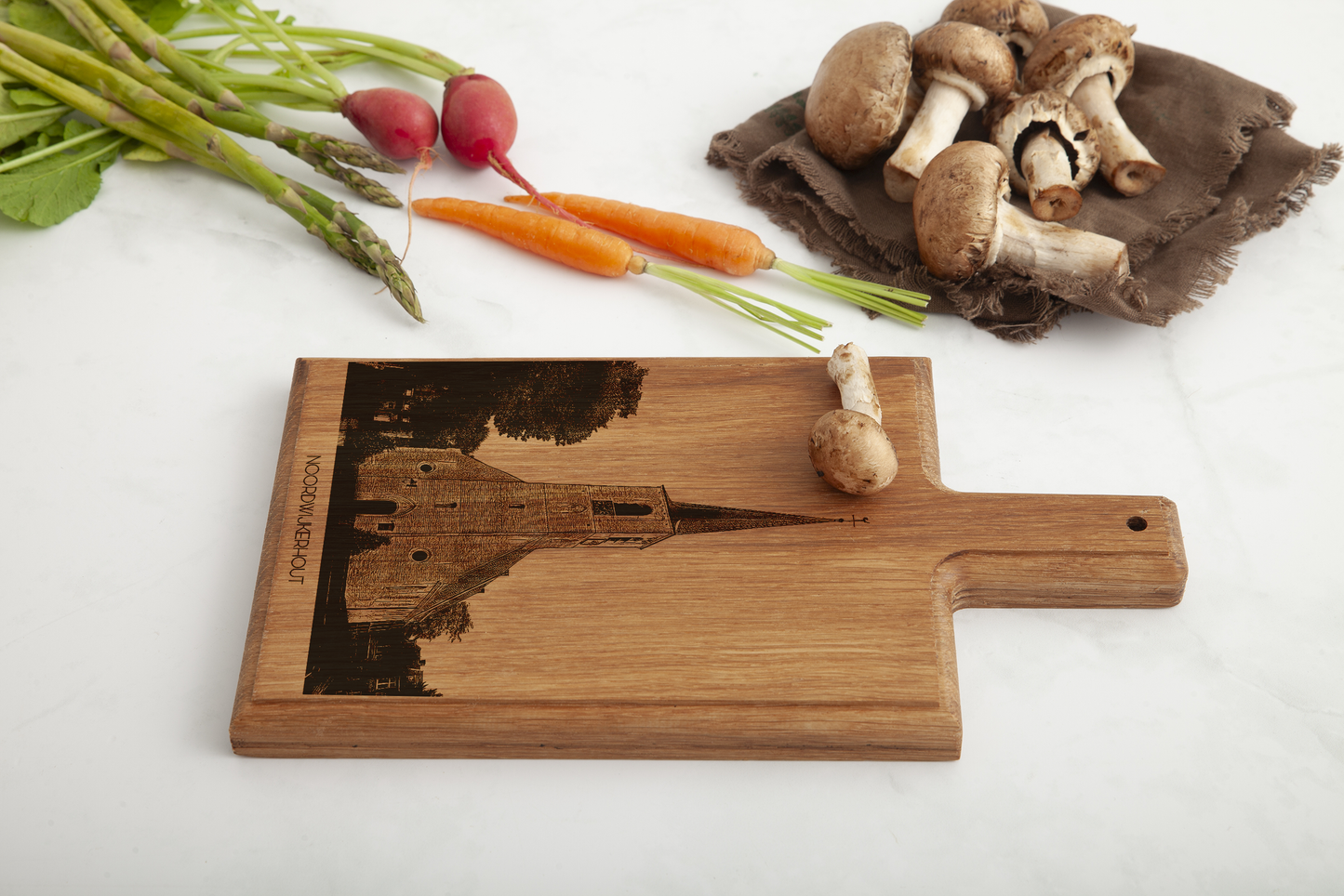 Noordwijkerhout Witte Kerk Cheese Board - Beech Wood