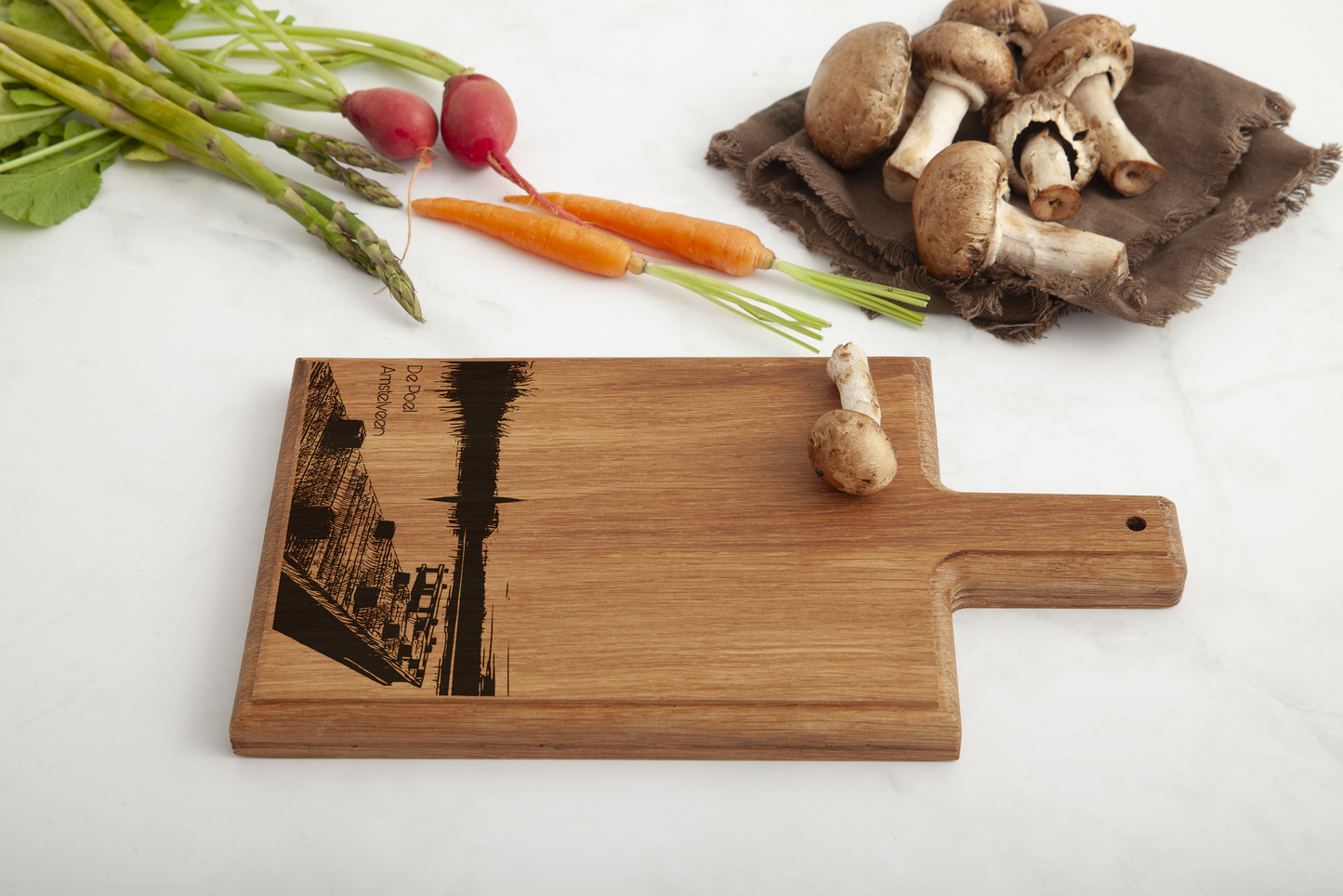 Amstelveen De Poel Cheese Board - Beech Wood