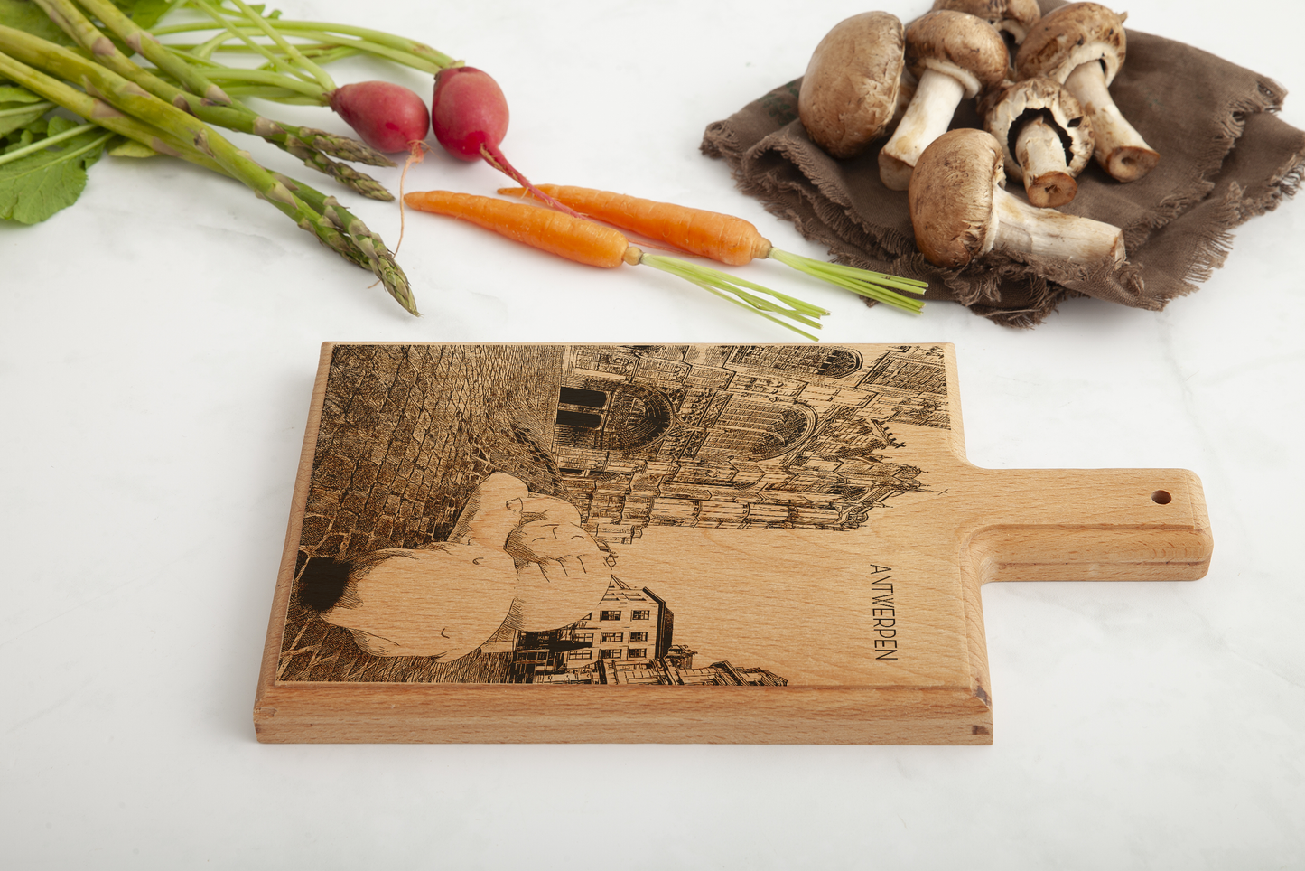 Antwerp Wooden Cheese Board – 28 x 15 cm