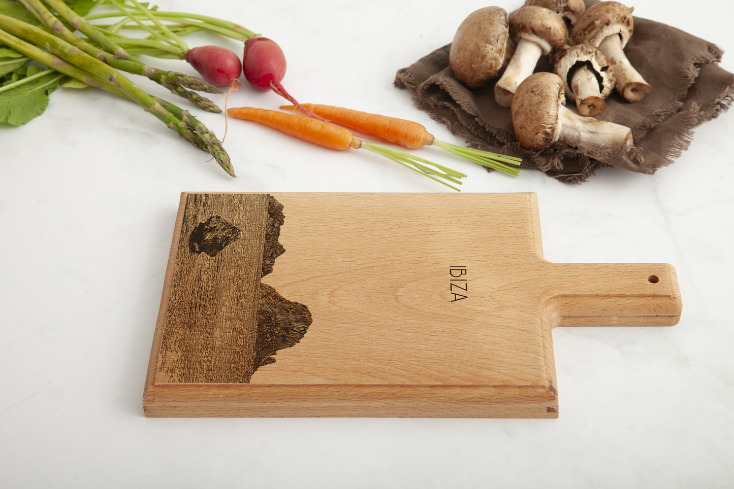 Ibiza houten kaasplank – 28 x 15 cm