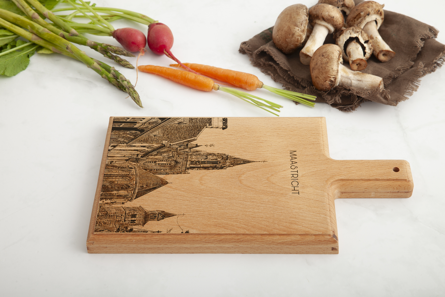 Maastricht Saint Janskerk Cheese Board - Beech Wood