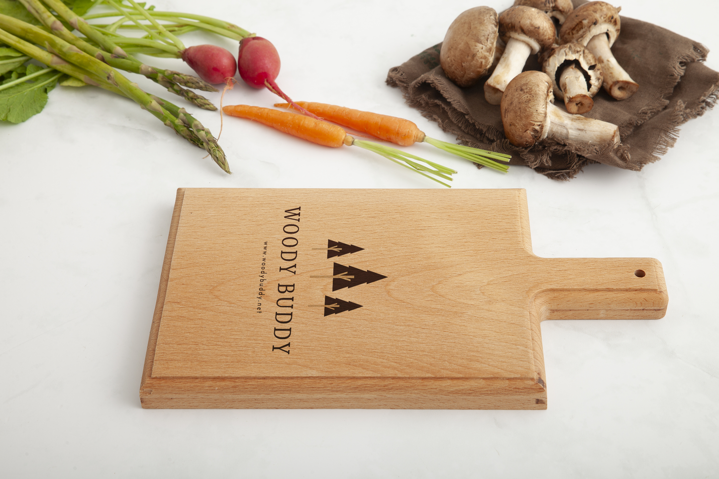 Gepersonaliseerde Houten Kaasplank (28 × 15 cm)