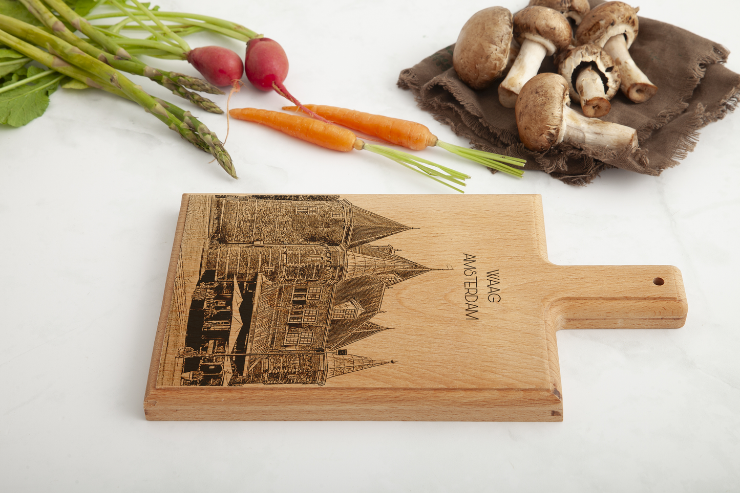 Amsterdam Waag Cheese Board - Beech Wood