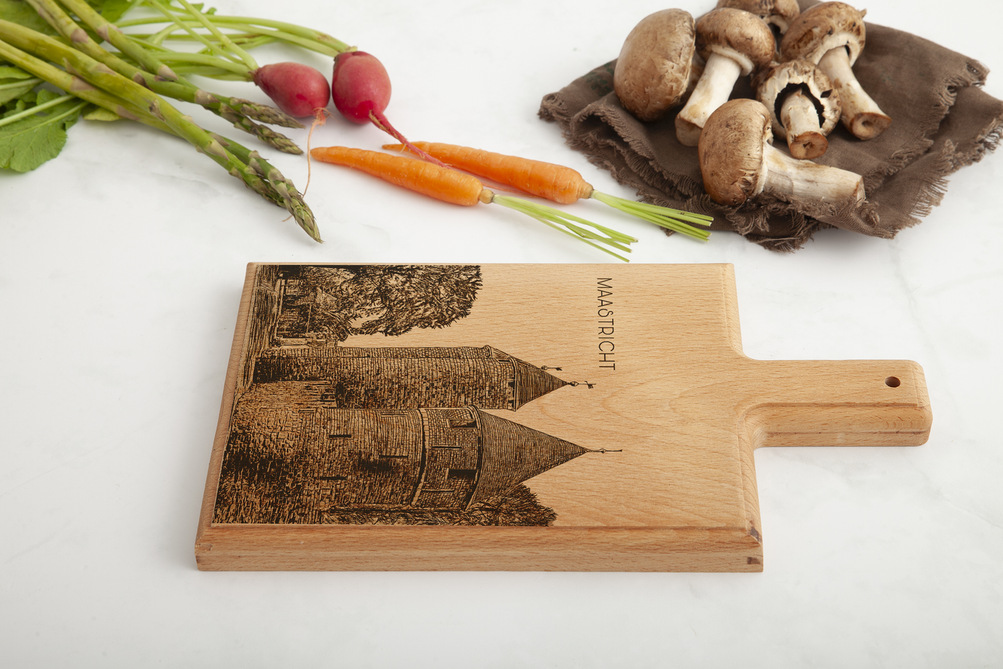 Maastricht Helpoort Cheese Board - Beech Wood