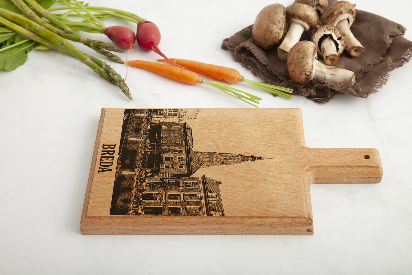 Breda Cheese Board - Beech Wood