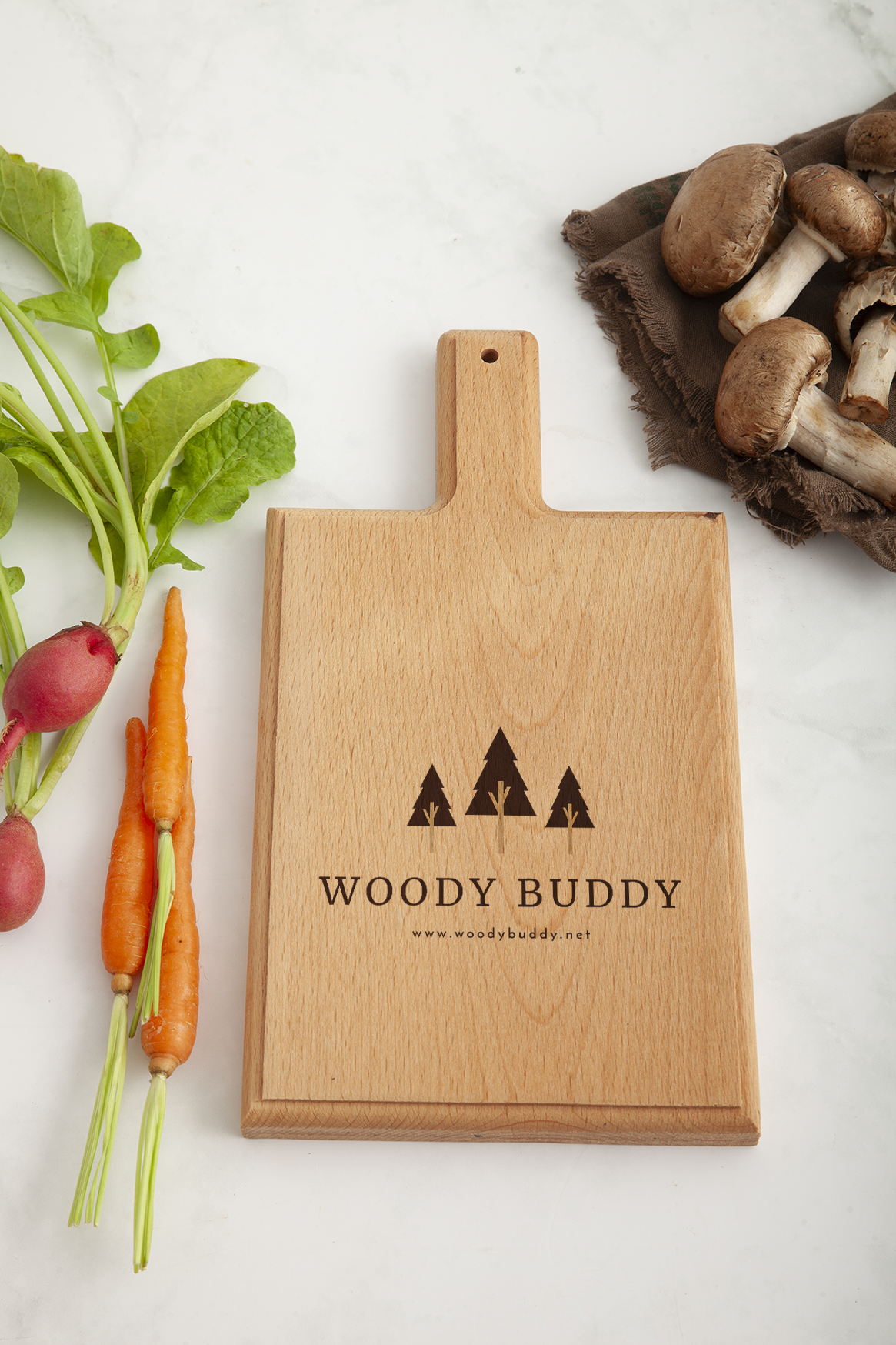 Gepersonaliseerde Houten Kaasplank (28 × 15 cm)