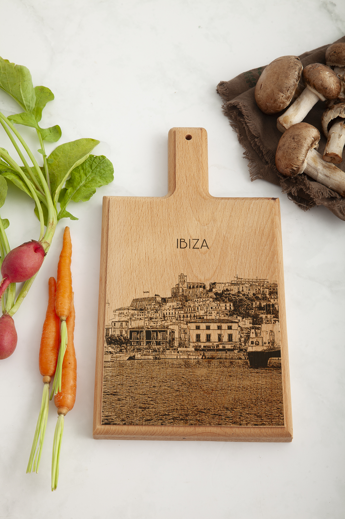 Ibiza Old Town Wooden Cheese Board – 28 x 15 cm (Copy)