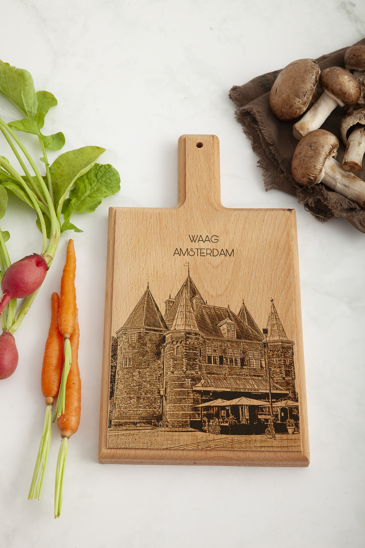 Amsterdam Waag Cheese Board - Beech Wood