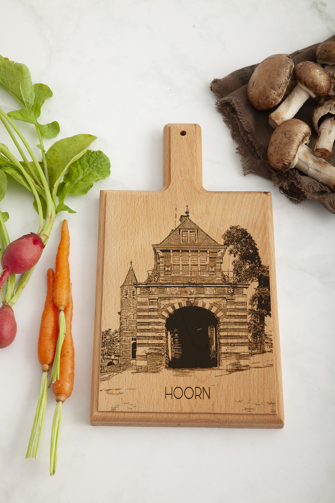 Hoorn - Oosterpoort Cheese Board - Beech Wood