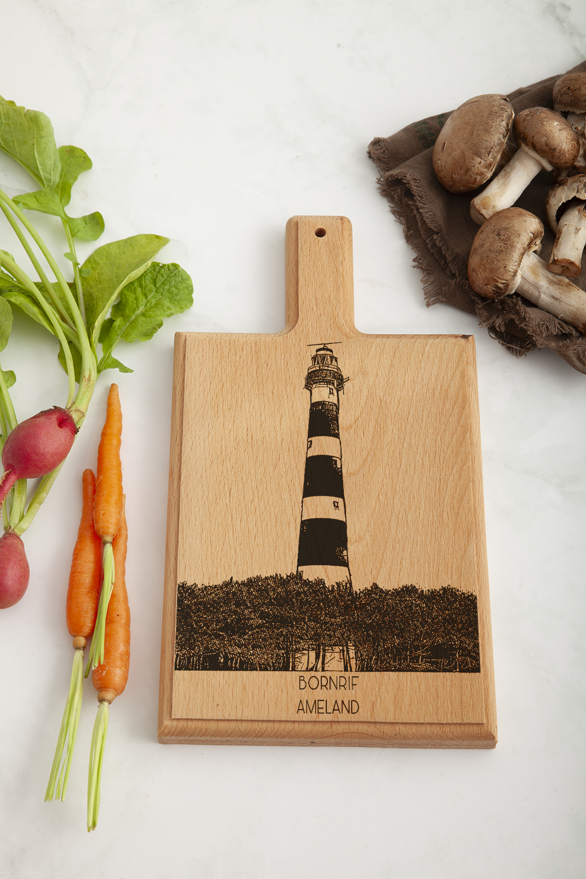 Ameland Bornrif Cheese Board - Beech Wood