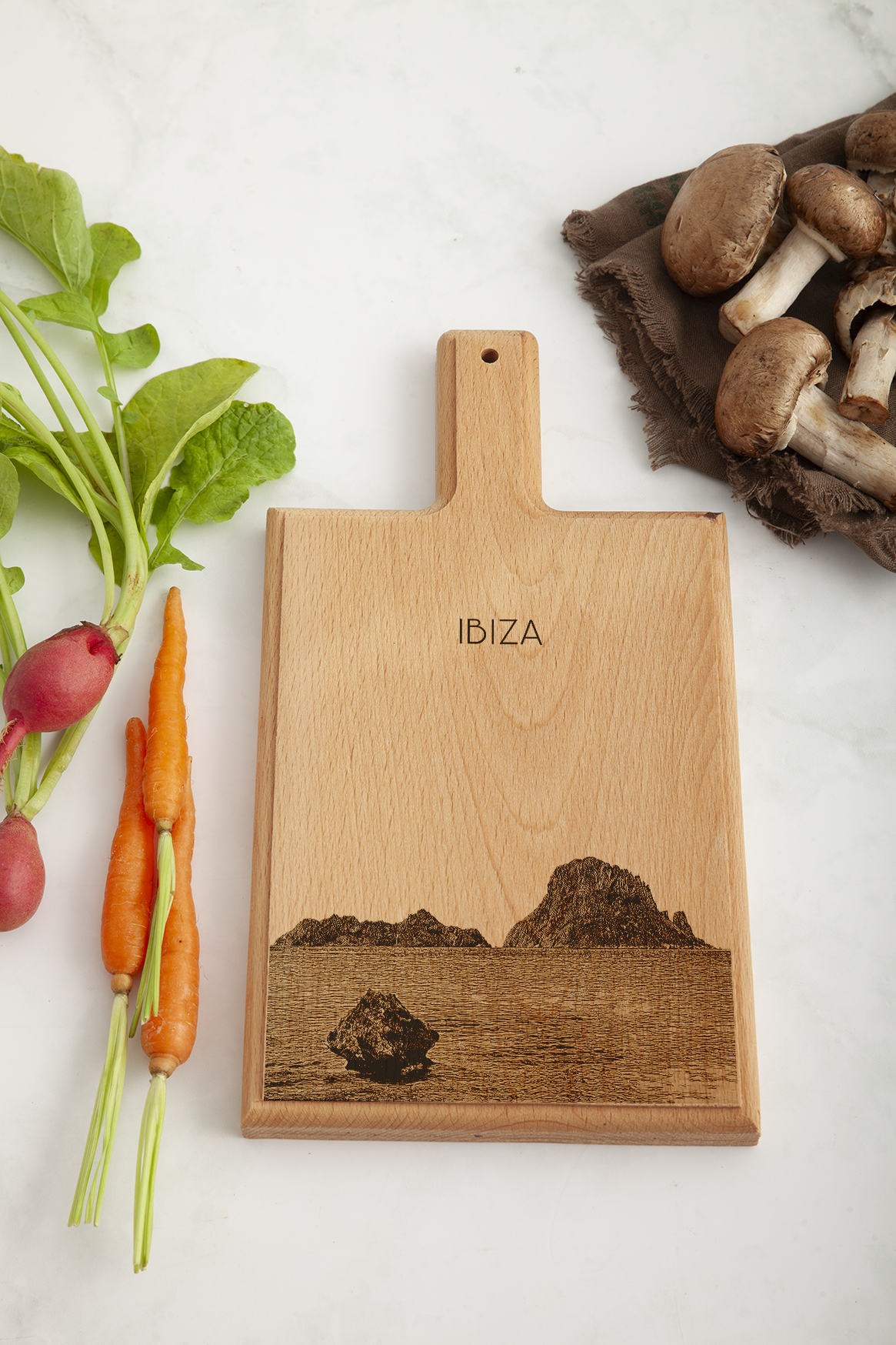 Ibiza houten kaasplank – 28 x 15 cm