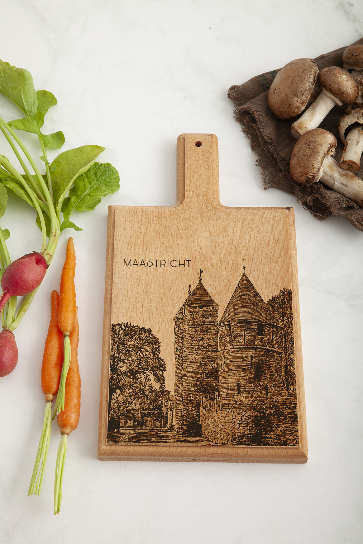 Maastricht Helpoort Cheese Board - Beech Wood