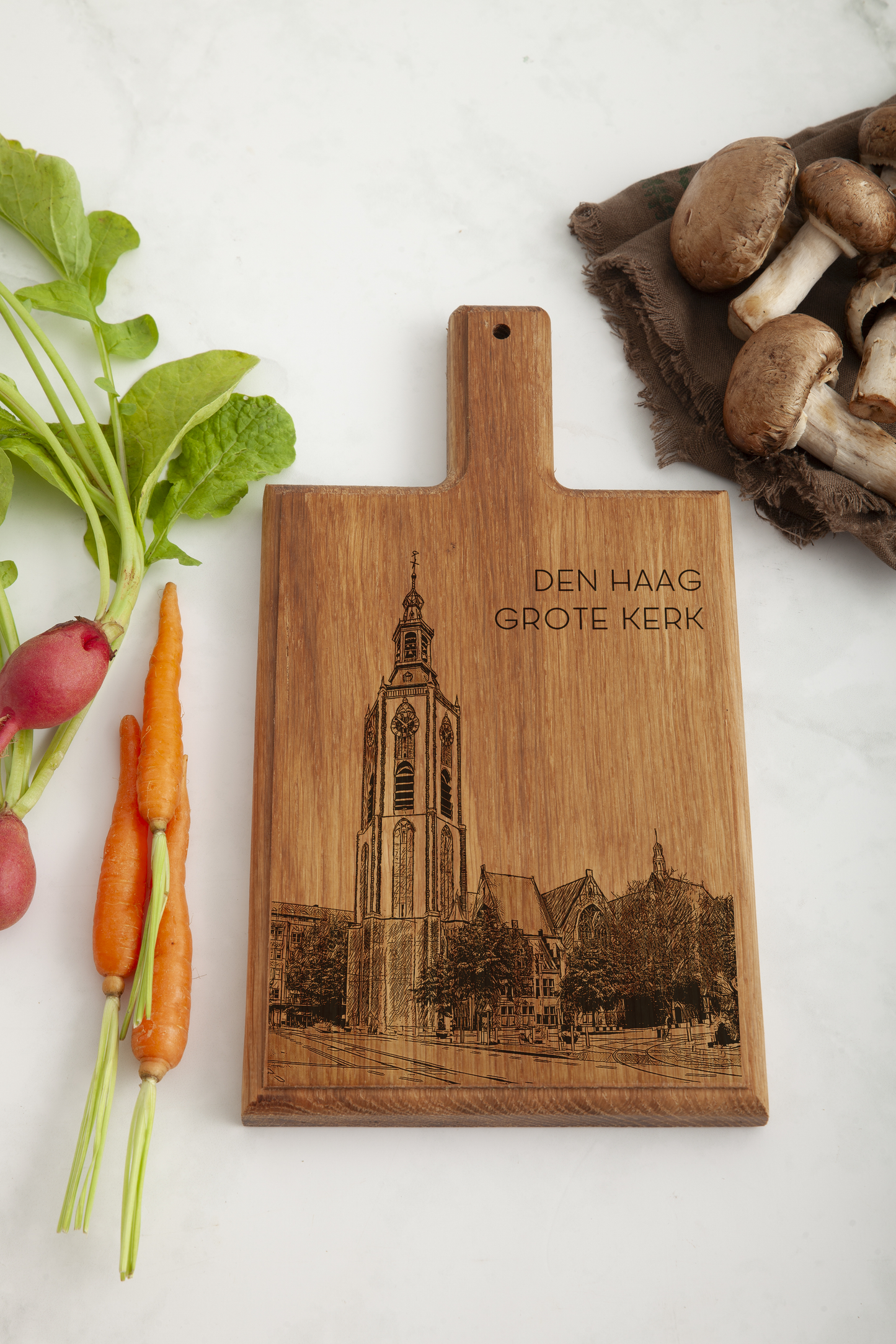 Den Haag Grote Kerk Cheese Board - Beech Wood