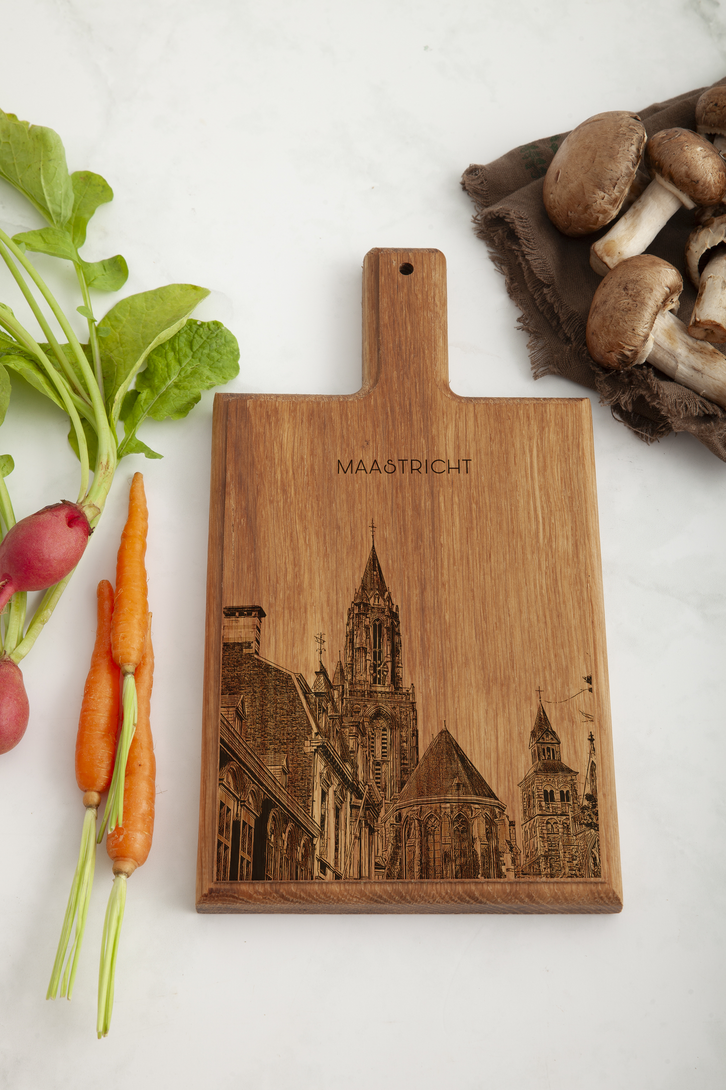 Maastricht Saint Janskerk Cheese Board - Beech Wood
