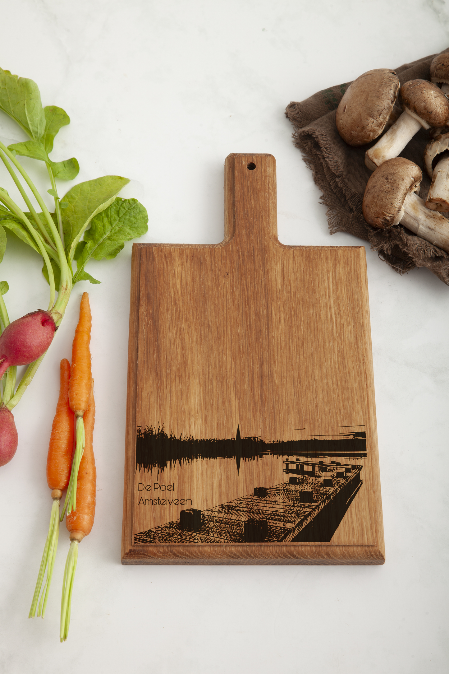 Amstelveen De Poel Cheese Board - Beech Wood