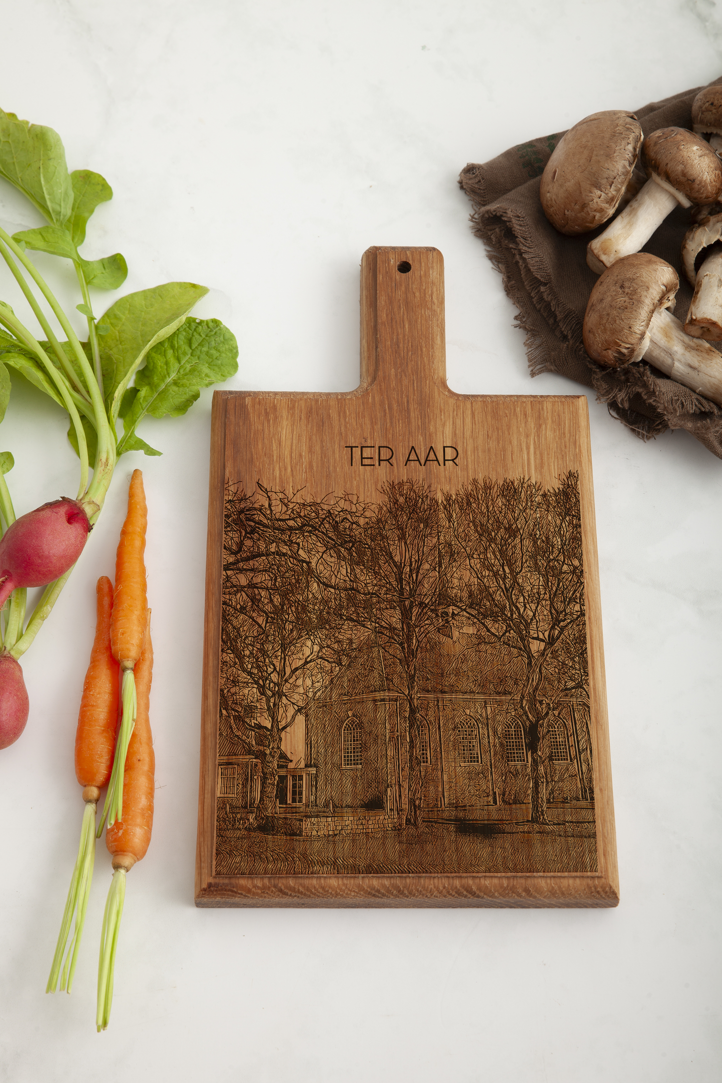 Ter Aar – Handmade Beechwood Serving & Cheese Board (28 × 15 cm)