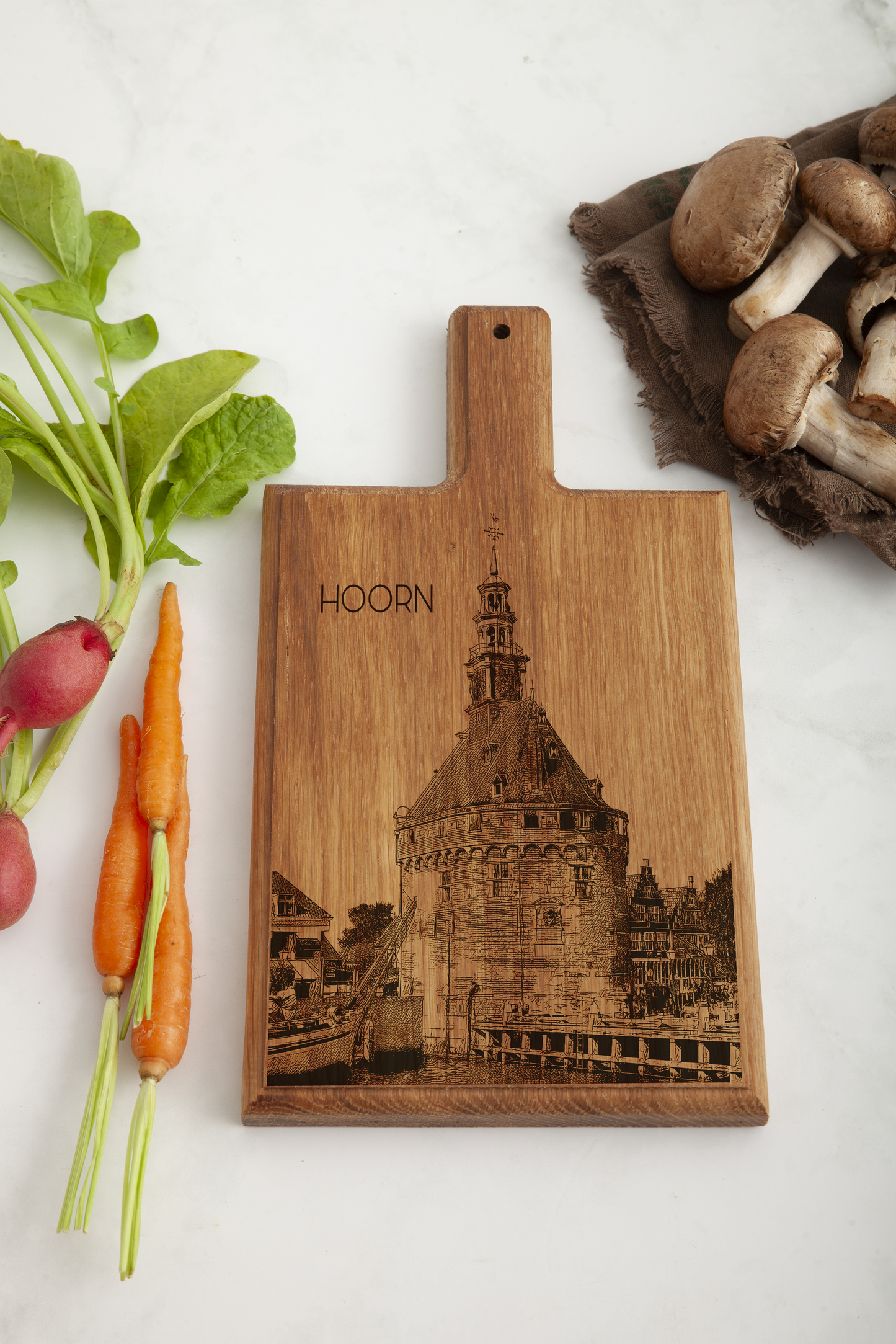Hoorn - De Hoofdtoren Cheese Board - Beech Wood