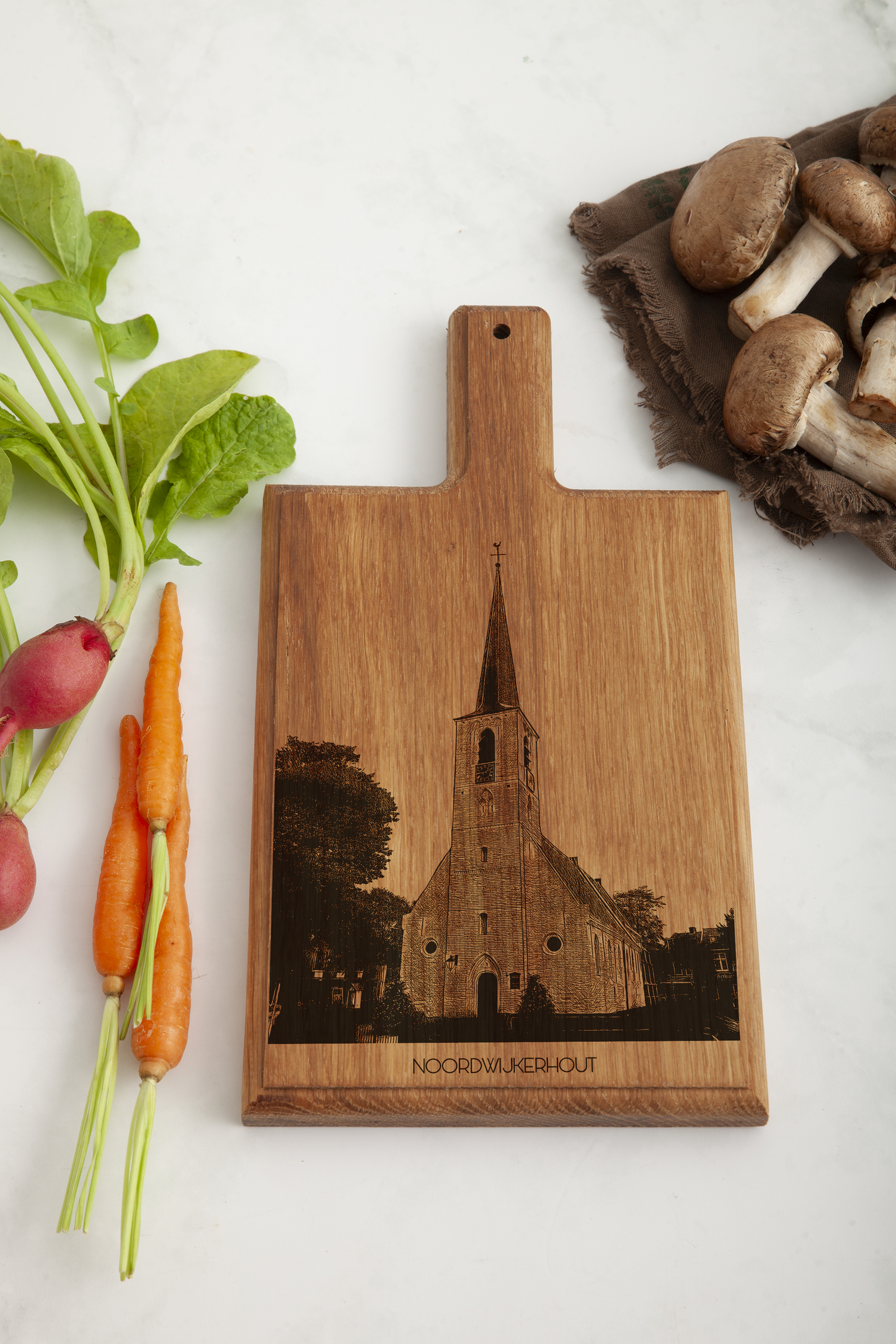 Noordwijkerhout Witte Kerk Cheese Board - Beech Wood