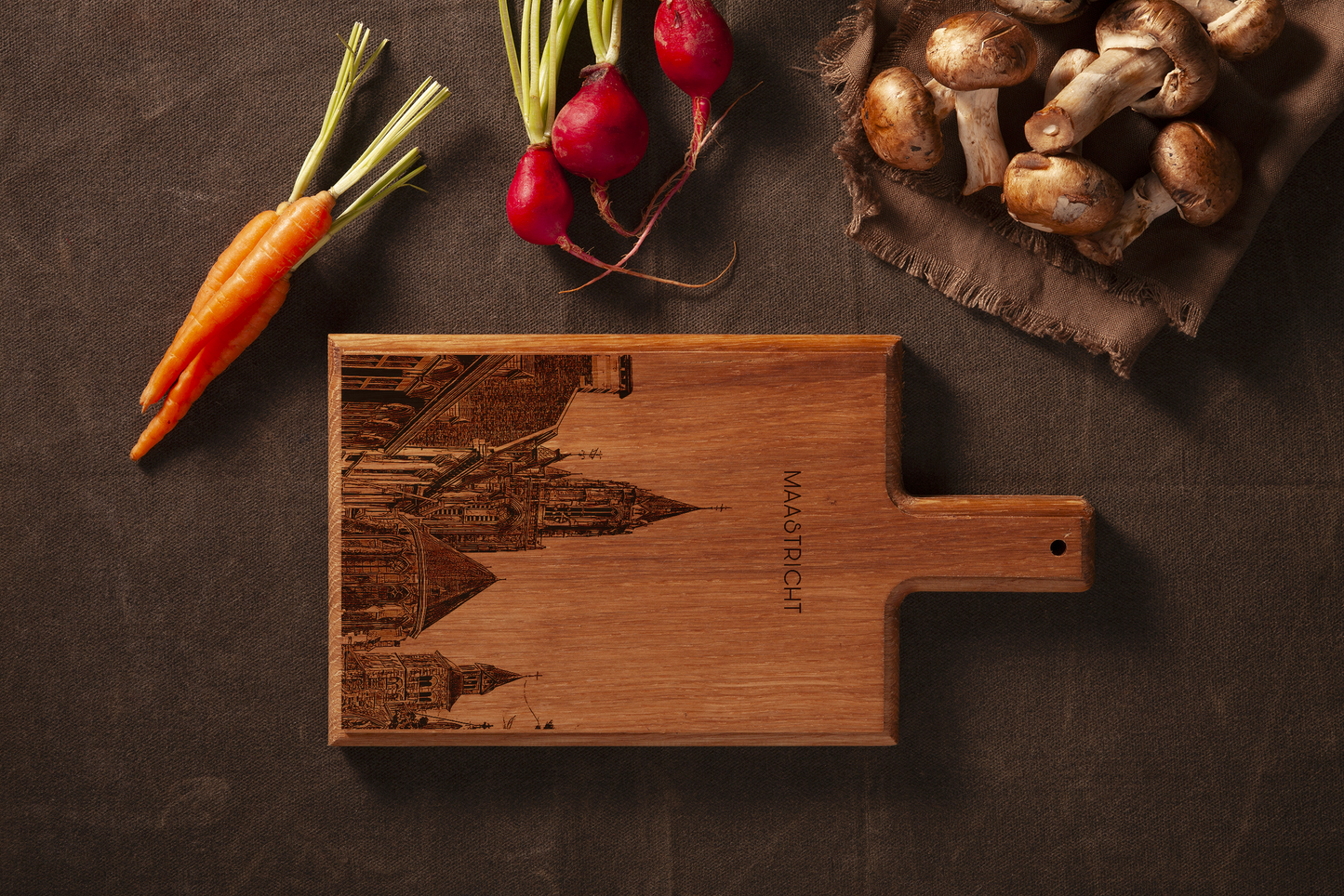 Maastricht Saint Janskerk Cheese Board - Beech Wood