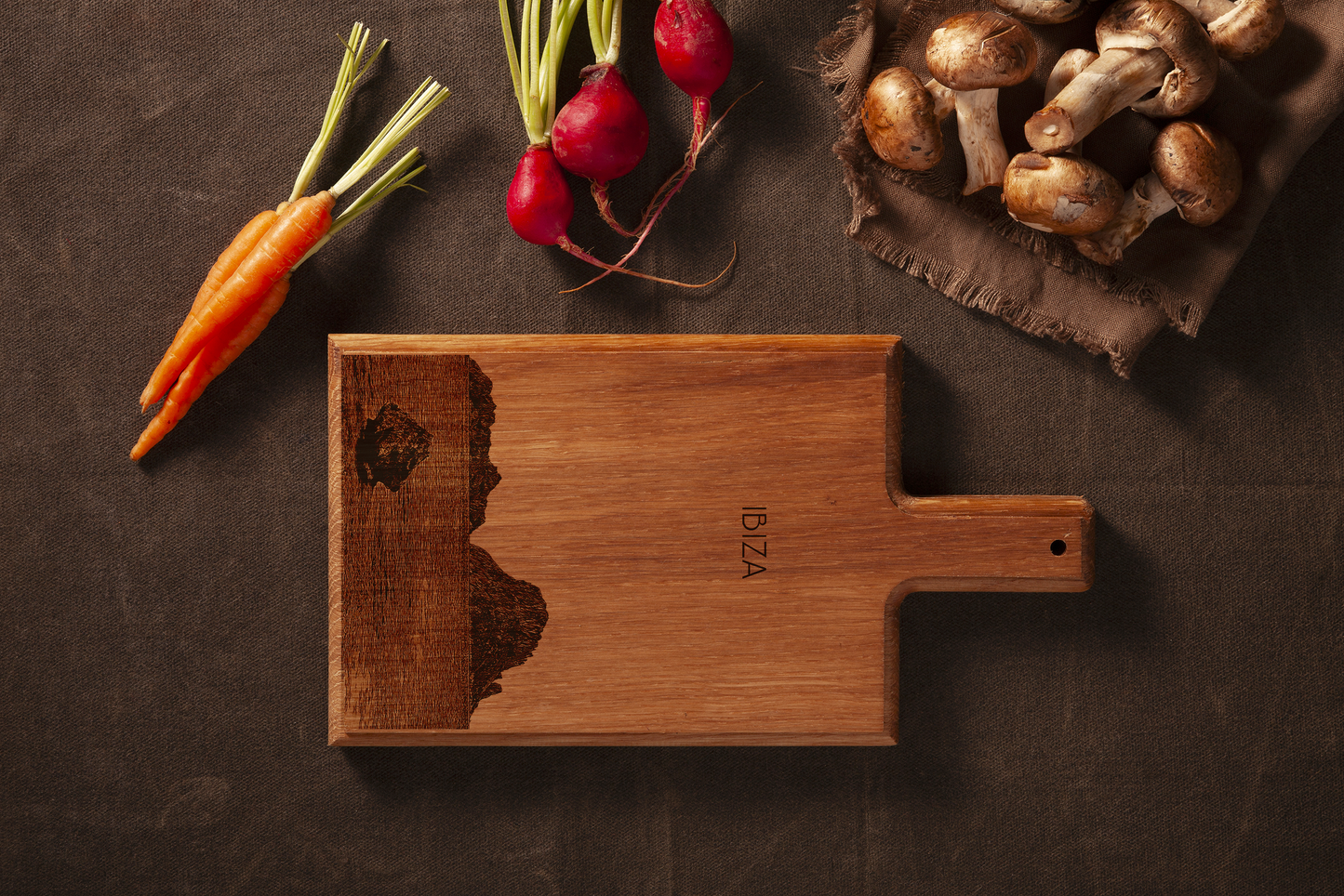 Ibiza houten kaasplank – 28 x 15 cm