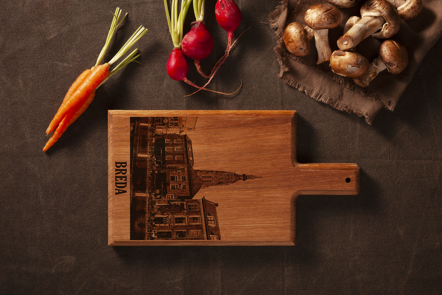 Breda Cheese Board - Beech Wood