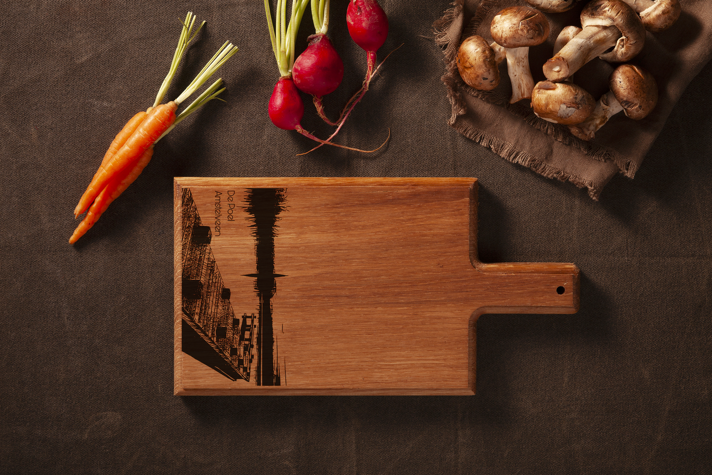 Amstelveen De Poel Cheese Board - Beech Wood