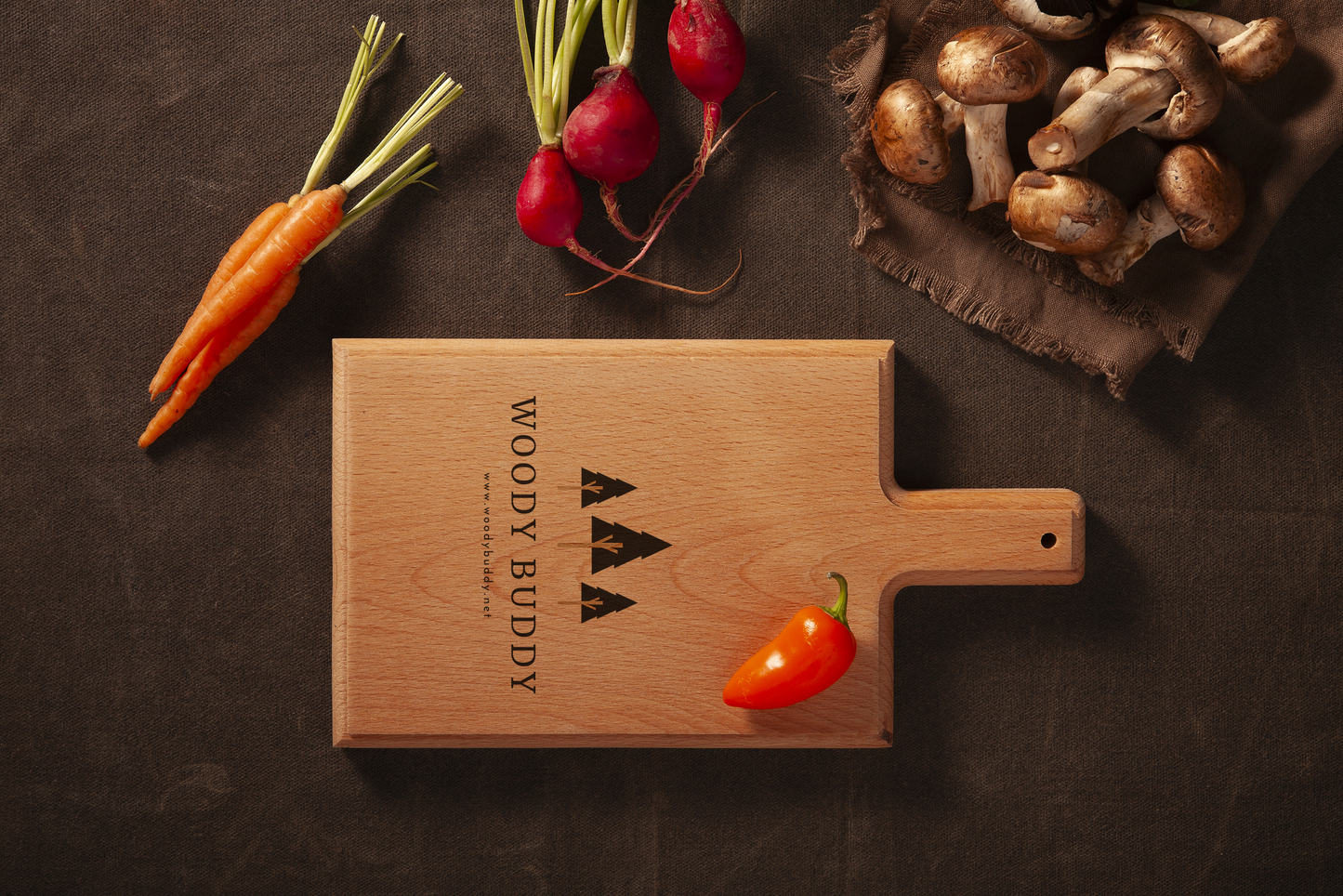 Gepersonaliseerde Houten Kaasplank (28 × 15 cm)