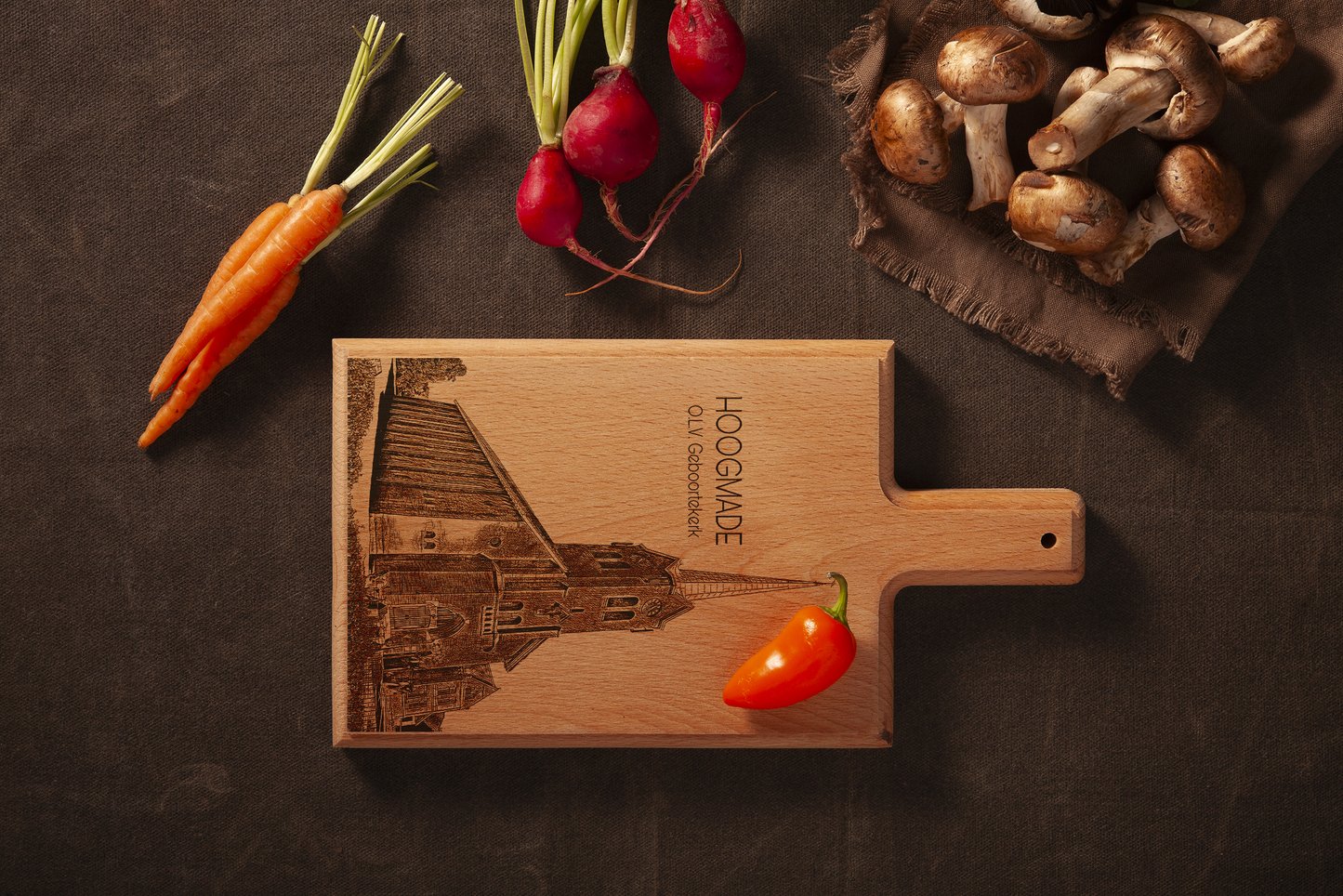 Hoogmade Cheese Board - Beech Wood