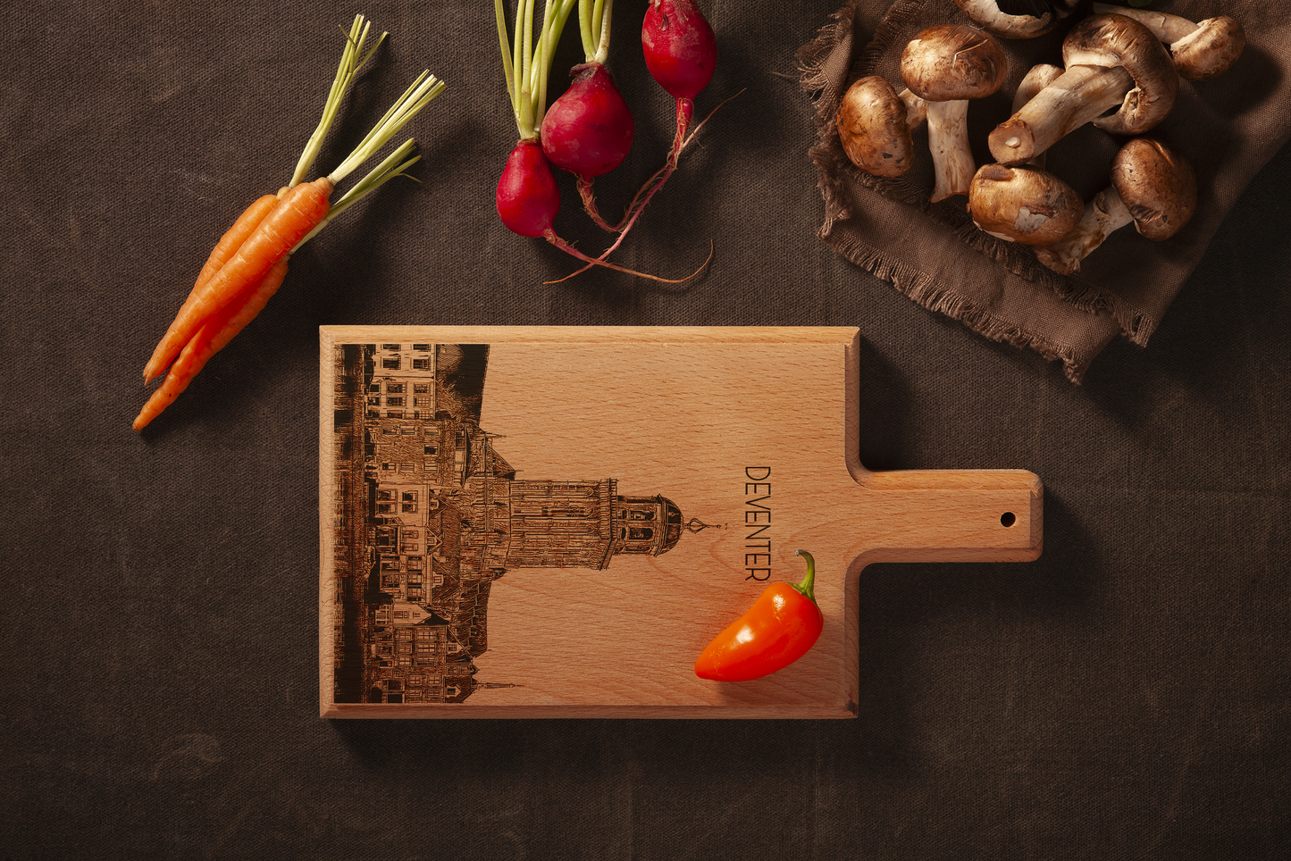 Deventer Cheese Board - Beech Wood