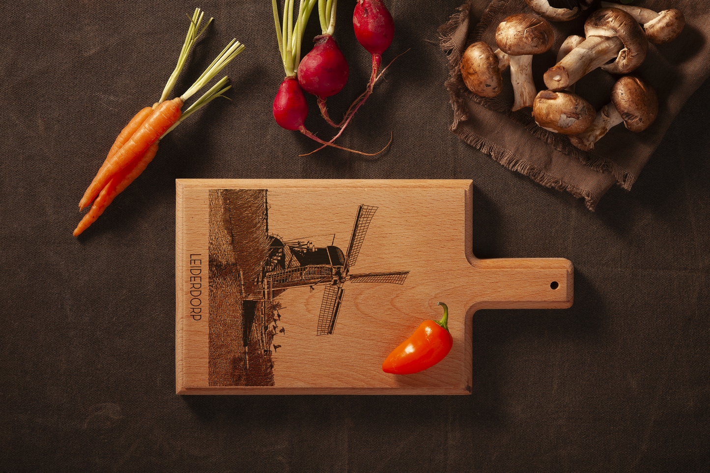 Leiderdorp Cheese Board - Beech Wood