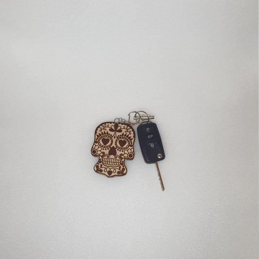 Sugar Skull Handmade Key Chain